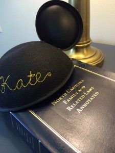 Kate Miller's Disney hat and a legal book
